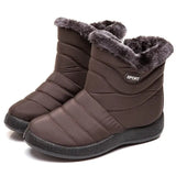 Boots Waterproof Snow Boots Female Plush Winter Boots Women Warm Ankle Botas Mujer Winter Shoes Woman Plus Size
