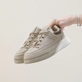 Breakj 2025 Spring Small White Shoes New Korean Ins Female Student Platform Ighten Sports Board Shoes Casual Street Shot