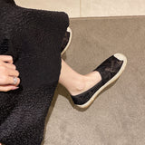 Breakj Shoes Female Lace Mesh One Foot Pedaled Leper Shoes 2025 Summer New Hollow Airable Soft Sole Casual Single