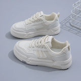 Breakj 2025 Small White Shoes Female New Korean Version Ins Female Students Taller Platform Sports Board Shoes Casual Shoes Tide