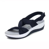 Women Sandals 2023 Summer Closed Toe Roman Sandals Women Bow Platform Wedges Sandals Women Sandals Plus Size