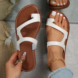 Breakj Round Head Shame Flat Beach Shoes Women Wear Retro Cool Slippers Womenshoes