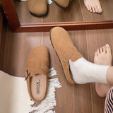 Breakj Women's Birken Shoes Lefor Shoes Single Shoes Soft Soles Small Shoes Autumn Winter Sen Line Retro Women's