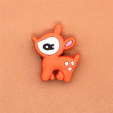 Sale 1pc Pets Series PVC Shoe Charms Cute Dog/Fish/Owl Shoe Accessories Shoe Buckle Decorations Fit Croc JIBZ Kid's