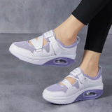 Breakj Summer New Air-To-Gases Hot Air Cushion Women's Single Shoes Thick-Soled Air Cushion Women's Casual Shoes Magic