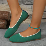 Breakj Fashion Large Size Round Head Shallow Mouth New Casual One Foot Pedal Single Shoe