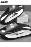 Men Summer Slippers Fashion Men Platform Sneakers Sandals Beach Non-Slip EVA Casual Shoes Thick Bottom Flip Flops