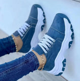 Breakj Spring And Autumn New Round Head Cross-Tie With Low-Help Casual Sports Style Women Single