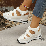 Breakj Casual Sandals Women Wear The New Slime Of Thin Pine Cakes In The Summer Of