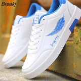 Autumn Men Casual Shoes Winter Men's Board Shoes Light Sports Shoes Men Tennis Sneaker Soft White Shoes Male Flat