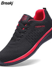 Men Sneakers Mesh Casual Shoes Lac-up Men Shoes Lightweight Vulcanize Shoes Walking Sneakers Man Running Gym