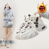 Breakj New Velvet Thickening And Warm Winter Cold Snow Boots Anti-Skid Students Platform Cotton Shoes Female