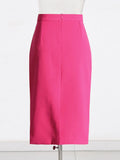 Fashion Bag Ass Skirt Women 2025 Spring New Three-Dimensional Flower Stitching Design High Waist Mid-Long