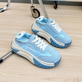 Breakj 2024 New Korean Version Breathable Dad Shoes Female Ins Students Casual Shoes Female Platform Running Women's Shoes