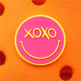 Music Flowers PVC Shoe Buckle Decorations Cute Heart Band-Aid Sandal Charms Accessories for Croc Jibz Kids Party