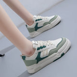 Breakj 2025 Small White Shoes Female New Korean Version Ins Female Students Taller Platform Sports Board Shoes Casual Shoes Tide