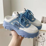 Breakj Wear The 2025 Autumn New Heel-Free Old Dad Shoes One Foot Pedal Large Casual