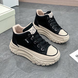 Breakj Korean Version Of The Spring 2025 New Dad Shoes Female Student Sneakers Running Casual Platform Height Shoes HY
