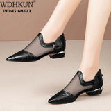 Size 41 Gladiator Sandals Mesh Sandal Women Shoes Low Heels High Top Sandalias Mujer Woman Dress Shoes Zapatos Mujer