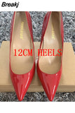 2023 New Women Pumps Patent Leather High Heels Shoes Fashion Office Shoes Stiletto Party Shoes Female Comfort Women
