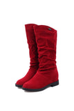 And Winter New Fashion Grinding Sleeves In The Boots Women's Boots Low And Waterproof Table Knight Boots Large Size Martin