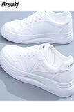 shoes sneakers women shoes solid color ladies flat shoes 2023 mesh women's sports comfortable breathable white