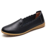 Genuine Leather Women's Casual Shoes Breathable Loafers Slip-on Ultrasoft Moccasins Nursing Shoes For Women Zapatos
