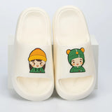 Platform House Slippers Women 2024 Summer Kawaii Non Slip Bathroom Flip Flops Woman Eva Soft Thick Bottom Slides
