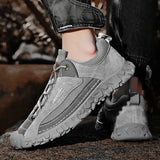 Men Shoes lace up Genuine Leather Casual High Quality Men Comfortable Soft Outdoor Shoes fashion Men's Casual