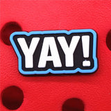Shipping Crock Charms Accessories Custom Cute Cartoon PVC Shoe Croc Buttons Sandals Charm Decoration YAY YEET BA SWAG