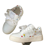 Breakj Thick-Soled Shoes Women 2025 Autumn New Round Head Breathable Student Bread Shoes Set Sports Leisure Small White