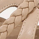 Breakj Head Thick And One-Word Sandals Women In The Spring Of 2025 New Round Head Simple Fashion Sandals