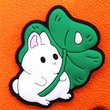 Away Shoe Buckle Accessories PVC Cute Totoro No Face Man Designer Shoe Charm Decorations fit Croc Jibz Party Kids