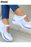for Women 2023 New Women's Vulcanize Shoes Summer Breathable Sports Shoes Mesh Platform Hollow Out Ladies Sneakers