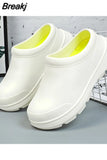 Women's Large Water Shoes Nurse Shoes Chef Work Shoes Garden Shoes Fashion EVA Beach Sandals Kitchen Shoes