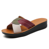 Breakj 2024 New Summer Flat-Bottomed Slippers Women's Fashion Women's Shoes Anti-Slip Soft-Soled Women's