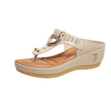 Breakj Large-Size Sandals Fashion Jacket Flip-Flops And Thick-Bottomed Sleek Roman Cool
