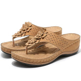 Women Sandals Bohemia Style Summer Shoes Women Heels Sandals Flowers Wedges Shoes Sandalias Mujer Beach Women Flip