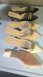 Breakj Head Half Drag Woman Wear 2025 Summer New Fairy Wind Net Red Fine And Cool Drag High With Muller Slippers