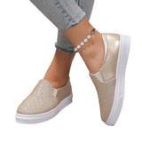 Breakj Autumn New Large-Size Women's Shoes Single Shoes Flat Shoes One Foot Casual Women's