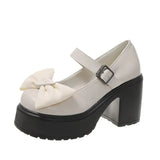 Quality Rubber Sole Japanese Style Platform Lolita Shoes Women Vintage Soft Sister Girls Shoes School mary jane shoes