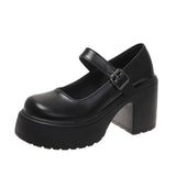 Quality Rubber Sole Japanese Style Platform Lolita Shoes Women Vintage Soft Sister Girls Shoes School mary jane shoes