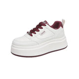 Breakj Inside Heighten Women's Shoes Autumn Platform Breathable Small Casual Board Shoes Sports Small White Shoes