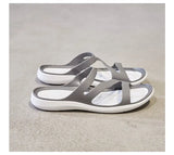 Plus Thicken Sandals Slip on Woman Croc Anti-Skid Hole Jelly Shoes Flat Garden Beach Plus Size Sandalias De Verano Para
