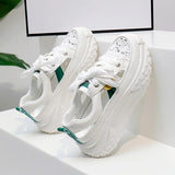 Breakj Shoes Female 2025 Summer New Ins Wind Korean Version Student Shoes Thick Platform Heighten Casual Sports Shoes Female