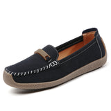 Breakj Single Shoes 2025 Spring And Summer Kraft Bean Shoes Frosted Lazy One Foot Pedal Soft Base Large Mother