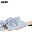 New 2023 Summer Outside Slipper Flat Sandals Woman Shoes Walking Comfy Leisure Beach Shoes Big Size