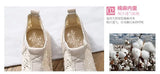 Out Women Boots Flats Slip-on Solid Ankle Short Boot Round Toe Shoes for Women Thick-soled British Style Boots Women