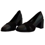 And Winter 2025 New One-Legged Round Head High-Heeled Women Retro Commute Cross-Carrying Temperament Thick Heel Single