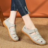 Breakj Summer Cave Shoes Women Ultra-Light Sandals Flats Casual Mother Shoes Large Beach Flats Elderly Nurses In The